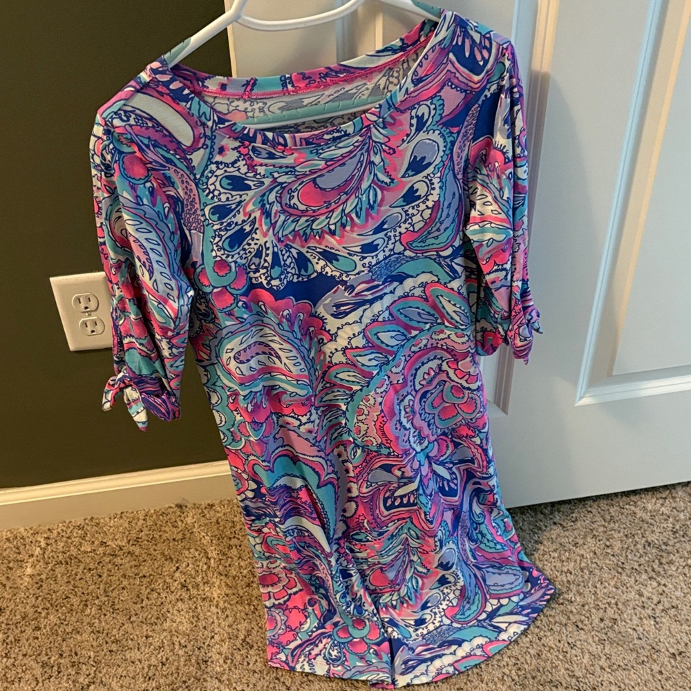 Colorful Paisley Print Dress